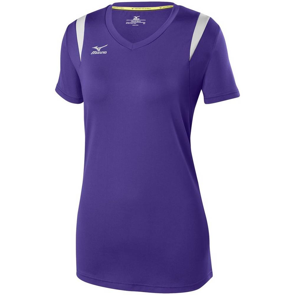 Mizuno Balboa 5.0 Long Sleeve - Bayan Forma - Mor/Gümüş Türkiye (PEFHXC-491)